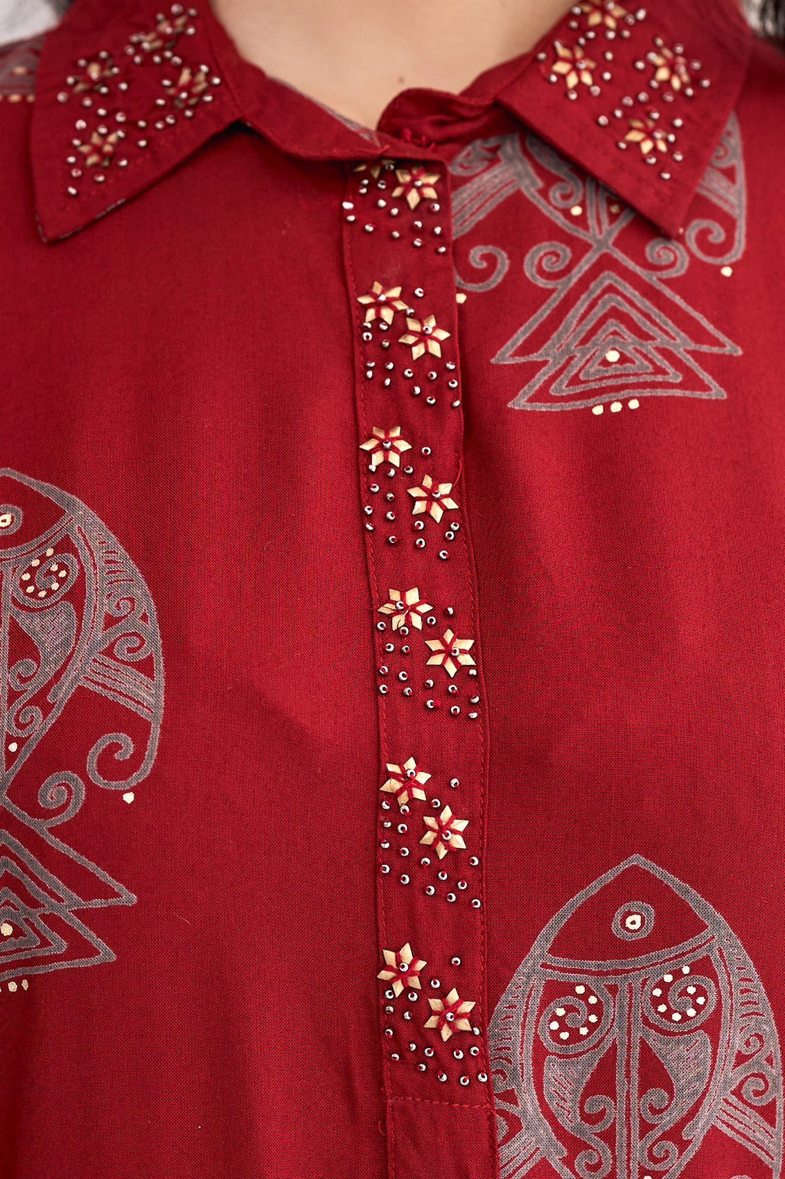 Women's Rayon Maroon Straight Kurta & Afghani Salwar Set